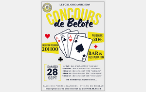 CONCOURS DE BELOTE